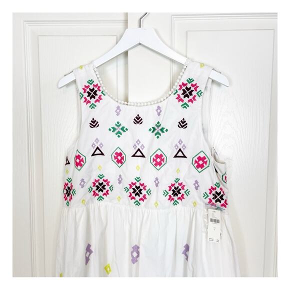 Anthropologie Dolly Embroidered Ric Rac Sun Dress NWT - Picture 4 of 11